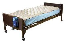 Alternating Pressure Pad and Pump Med-Aire Pressure Redistribution Type 78 L X 34 W Inch For Bed Mattresses