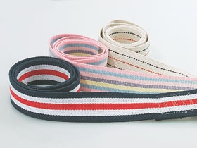 Gait Belt AliMed 70 Inch Length Red / White / Blue Stripe Cotton