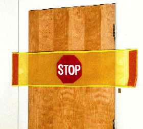 Door Sign Restricted Access AliMed STOP