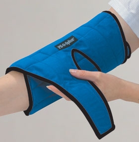 Elbow Support Pil-O-Splint Standard Compression Strap Closure Adjustable Left or Right Elbow 9-1/2 to 11 Inch Circumference Blue