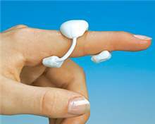 Finger Spring DeRoyal LMB Dynamic Wire-Foam Adult Large Without Fastening Left or Right Hand White