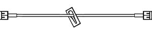 IV Extension Set All-Med Without Port 60 Inch Tubing Without Filter Sterile