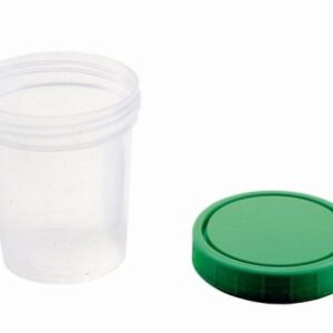Specimen Container AMSure 120 mL (4 oz.) Screw Cap Patient Information Poly Bagged Sterile / Sterile Inside Only