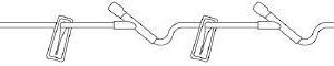 IV Extension Set Standard Bore 32 Inch Tubing Sterile