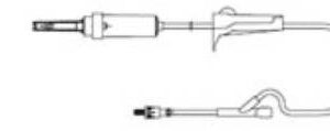 Primary IV Administration Set AMSafe Gravity 1 Port 60 Drops / mL Drip Rate Without Filter 72 Inch Tubing Solution