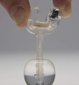Low Profile Balloon Button Gastrostomy Tube Kit MiniONE 12 Fr. 1.2 cm Tube Silicone Sterile
