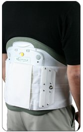 Back Orthosis Contour LSO Complete Medium Hook and Loop Closure 31 to 37 Inch Waist Circumference Adult