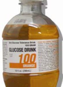 Glucose Tolerance Beverage Glucose Drink Orange 100 Gram 10 oz. per Bottle