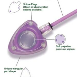 MRI Implantable Port Powerport Isp 8 Fr. Single Lumen