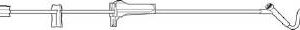 IV Pump Set Interlink Pump 1 Port 10 Drops / mL Drip Rate Without Filter 92 Inch Tubing Solution