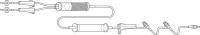 Primary IV Administration Set Clearlink Gravity 2 Ports 15 Drops / mL Drip Rate 170 to 260 Micron Filter 99 Inch Tubing Blood / Solution