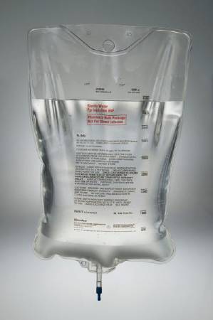 Sterile Water for Injection, Preservative Free IV Solution 5,000 mL