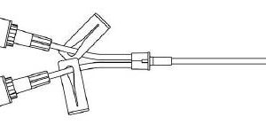 IV Extension Set Ultrasite Needle-Free Port Small Bore 7 Inch Tubing