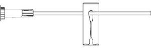 IV Extension Set Ultrasite Needle-Free Port Small Bore 8 Inch Tubing Without Filter
