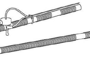 AirLife Ventilator Circuit Corrugated Tube 60 Inch Tube Single Limb Adult Without Breathing Bag Single Patient Use