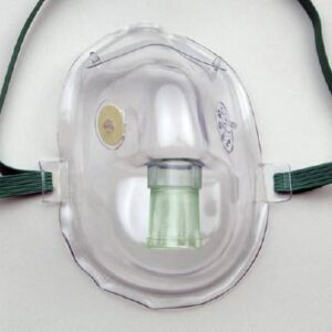 Aerosol Mask AirLife Elongated Style Adult One Size Fits Most Adjustable Head Strap