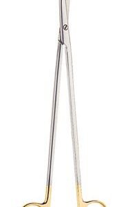 Dissecting Scissors Vital Metzenbaum 7 Inch Length Surgical Grade Stainless Steel / Tungsten Carbide NonSterile Finger Ring Handle Curved Sharp Tip / Sharp Tip