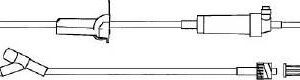 Primary IV Administration Set Vygon Gravity 1 Port 20 Drops / mL Drip Rate Without Filter 84 Inch Tubing Solution Without Flow Regulator