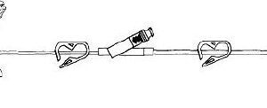 Huber Infusion Set LifeGuard 20 Gauge 3/4 Inch 10 Inch Tubing SmartSite Port