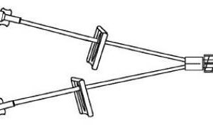 IV Extension Set Vygon Micro Bore 4 Inch Tubing Sterile
