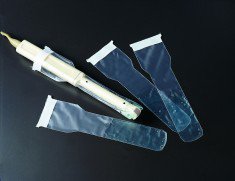 Ultrasound Probe Cover Eclipse 2.4 Inch tapered to 1.8 X 9.5 Inch Polyethylene NonSterile Tapered