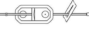 IV Extension Set Codan I.V.STAR Without Port Standard Bore 8 Inch Tubing 1.2 Micron Filter Sterile