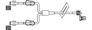 IV Extension Set Codan Mini Bore 7 Inch Tubing Without Filter Sterile