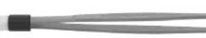 Bipolar Forceps Conmed Gerald 7 Inch Length OR / Surgical Grade Coated Stainless Steel NonSterile NonLocking Thumb Handle Straight Micro, 1 mm Wide Tips