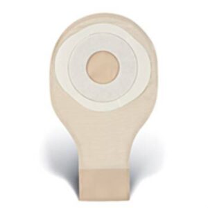 Ostomy Pouch ActiveLife One-Piece System 10 Inch Length Flat, Pre-Cut 50 mm Stoma Drainable