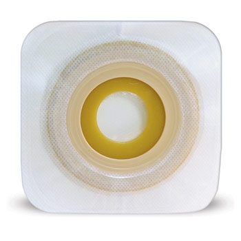 Ostomy Barrier Esteem synergy Stomahesive Moldable, Standard Wear Adhesive Tape Borders Universal System Hydrocolloid 13 to 22 mm Opening Medium