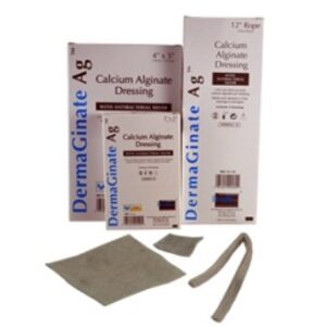 Silver Alginate Dressing DermaGinate/ Ag 2 X 2 Inch Square Sterile