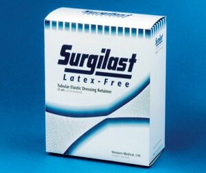 Elastic Net Retainer Dressing Surgilast Tubular Elastic 25 Yard Size 3 White Medium Hand / Arm / Leg / Foot NonSterile