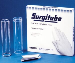 Tubular Retainer Dressing Surgitube Cotton 2-5/8 Inch X 50 Yard Size 4 Beige Arm / Lower Leg NonSterile