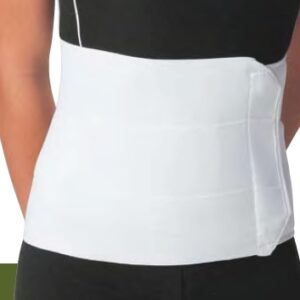 Abdominal Binder ProCare Premium 2X-Large Hook and Loop Closure 72 to 84 Inch Waist Circumference 9 Inch Height Adult