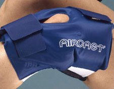 Cold Therapy Wrap AirCast Cryo/Cuff Knee Large 20 to 31 Inch Circumference Nylon / Vinyl Reusable
