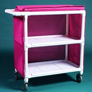 Linen Cart 2 Shelves 175 lbs. per Shelf Weight Capacity