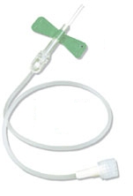 Scalp Vein Infusion Set SecureTouch 23 Gauge 3/4 Inch 12 Inch Tubing Without Port