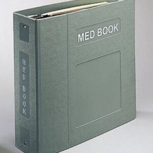 Binder First Healthcare 3 Ring Hunter Green 400 Sheets Side Opening