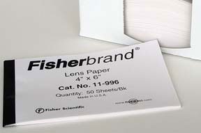 Optical Lens Cleaning Paper Fisherbrand Cleaning Glass Lenses
