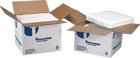 Insulated Shipper ThermoSafe 15-1/4 X 15-2/5 X 21 Inch Inner, 17-7/8 X 18 X 24 Inch Outer Dimensions