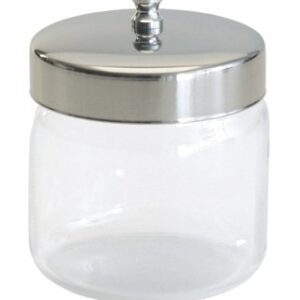 Sundry Jar Glass Clear 0.75 Quart 4 X 4 Inch