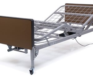 Electric Bed Patriot Home Care High-Low 87 Inch Length Grid Sleep Deck 13 to 23-1/2 Inch Height Range