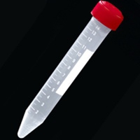 Centrifuge Tube Plain 15 mL Screw Cap Polypropylene Tube