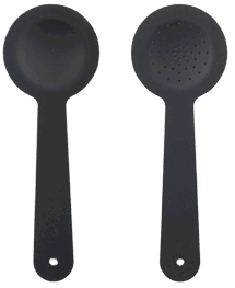 Eye Occluder 6-3/4 Inch Short Handle Style Single Pinhole Black