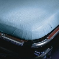 Stretcher Sheet Snug-Fit Fitted 40 X 89 Inch Blue Nonwoven / Polyethylene Disposable