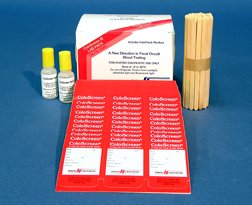 Cancer Screening Test Kit ColoScreen Lab Pack Fecal Occult Blood Test (FOBT) 34 Tests CLIA Waived