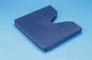 Coccyx Relief Seat Cushion Hermell 16 W X 18 L X 2 D Inch Foam