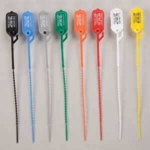 Ring Pull-Tight Bi-Directional Seal Health Care Logistics Consecutively Numbered Yellow Polypropylene 8-1/2 Inch