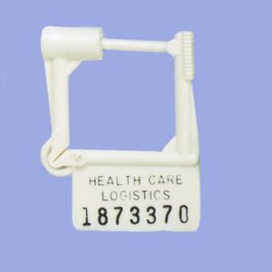 Padlock Seal Health Care Logistics Numbered White Plastic 1-1/2 X 1-7/8 Inch