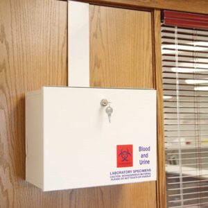 Insulated Specimen Lock Box Over-the-Door